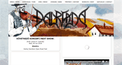 Desktop Screenshot of dalriada.hu
